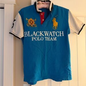 Polo by Ralph Lauren Teal and Navy Shirt